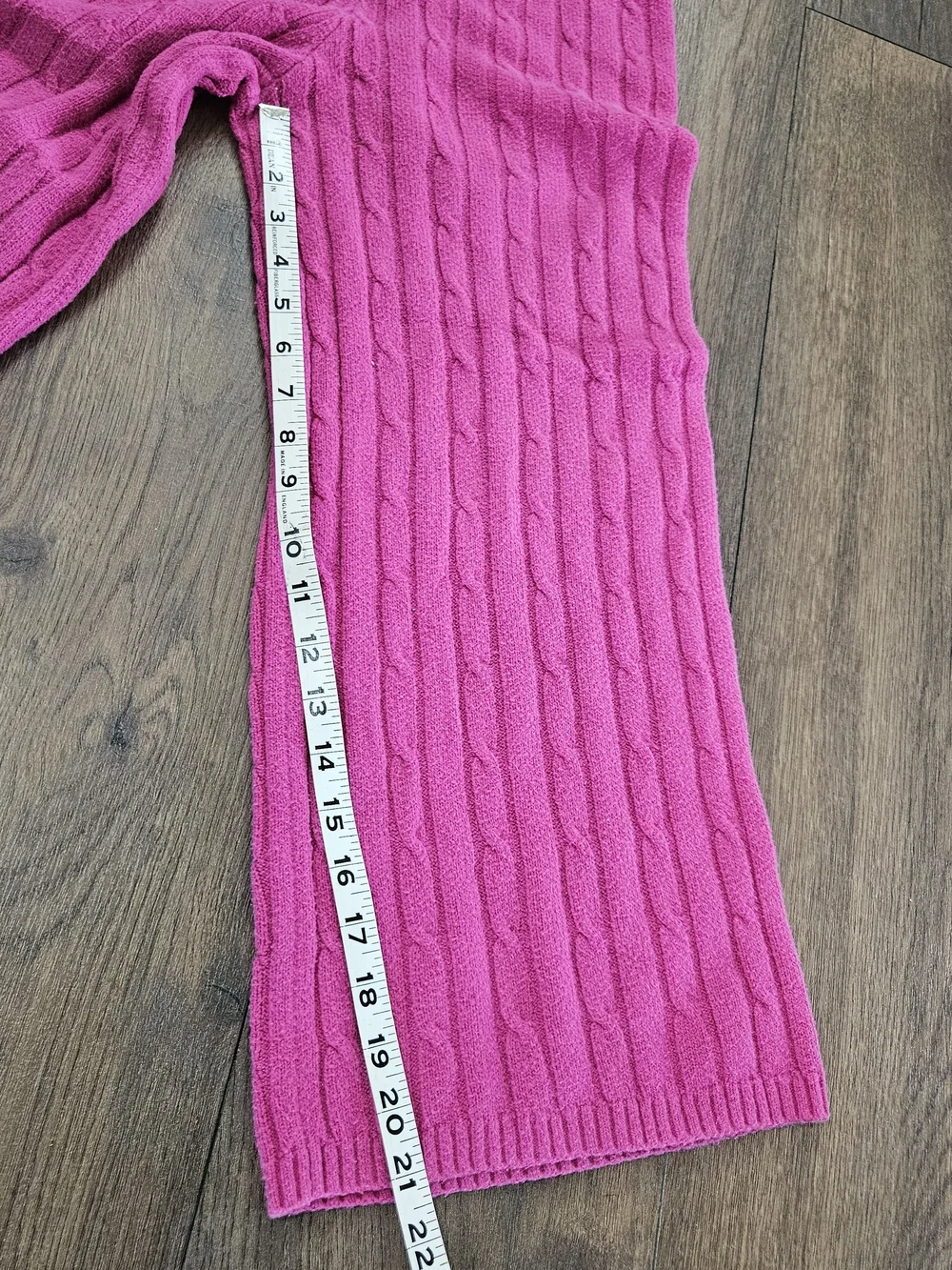 GAP Pink Cable Knit Wide-Leg Kids Pants